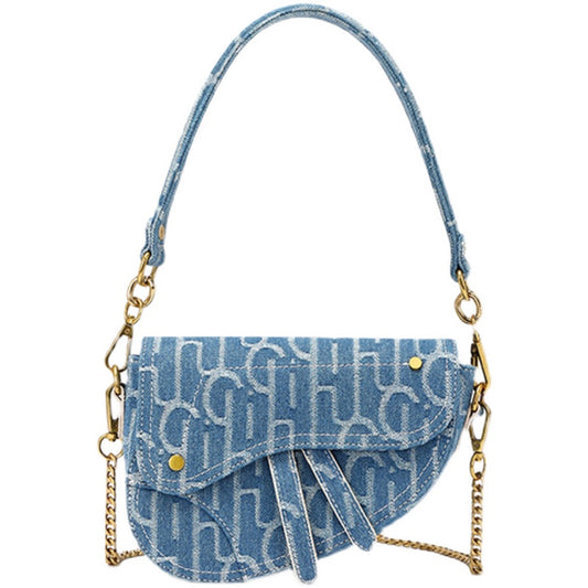 Milova – Vintage Blue Saddle Bag